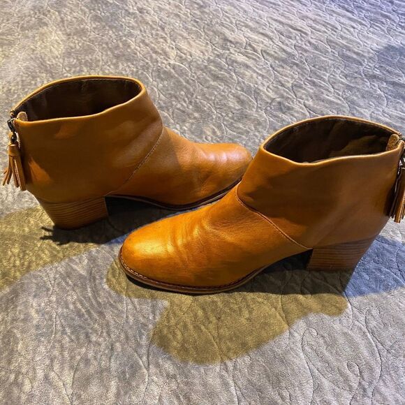 Toms Carpe Diem Booties Size 8.5 Brown - Picture 4 of 8